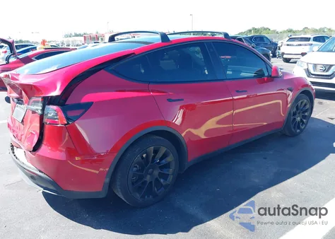 2021 Tesla Model Y Long Range Dual Motor All-Wheel Drive z USA, uszkodzony, nr VIN 5YJYGDEE7MF141276